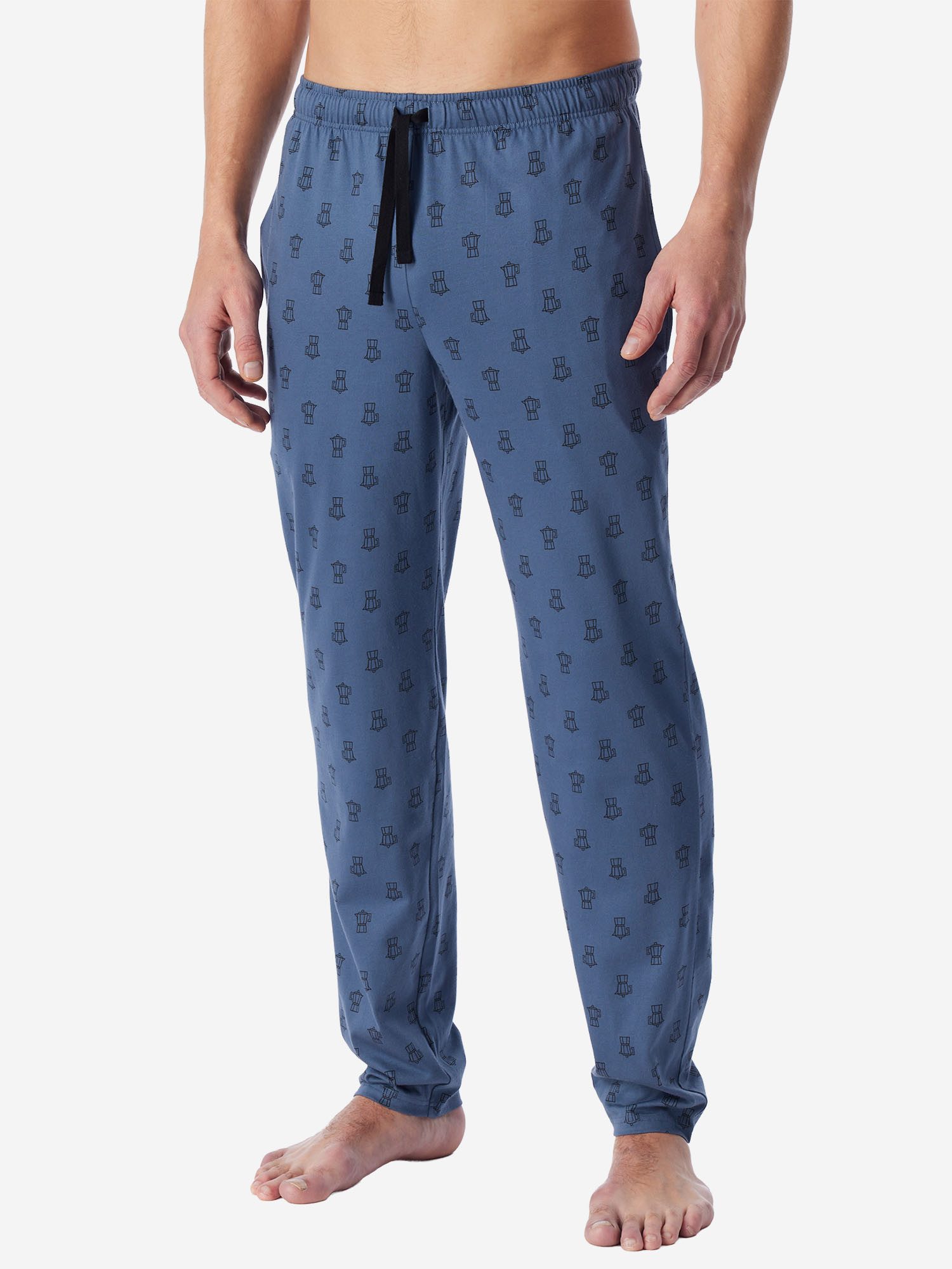 Schiesser Pyjamahose Mix Relax Schlafhose, Nacht Hose, Loungehose