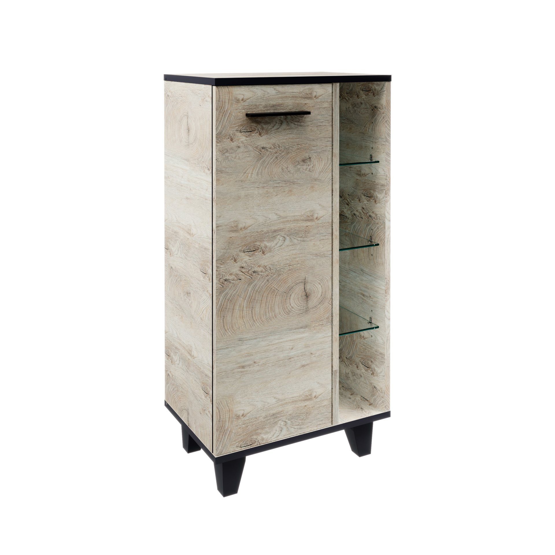 FACKELMANN Badregal Midischrank, Badezimmerschrank, Stauraumschrank