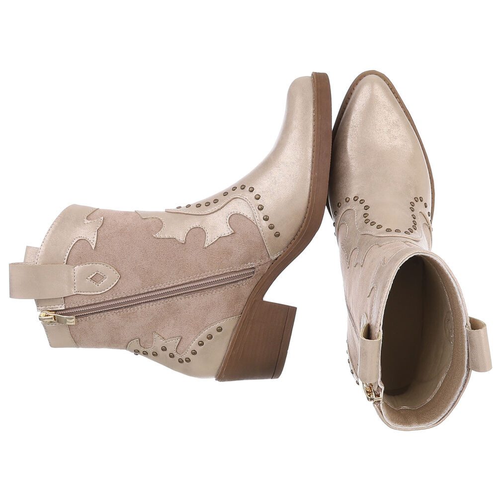 Ital-Design Damen Cowboyboots Western Westernstiefelette (88577302) günstig online kaufen