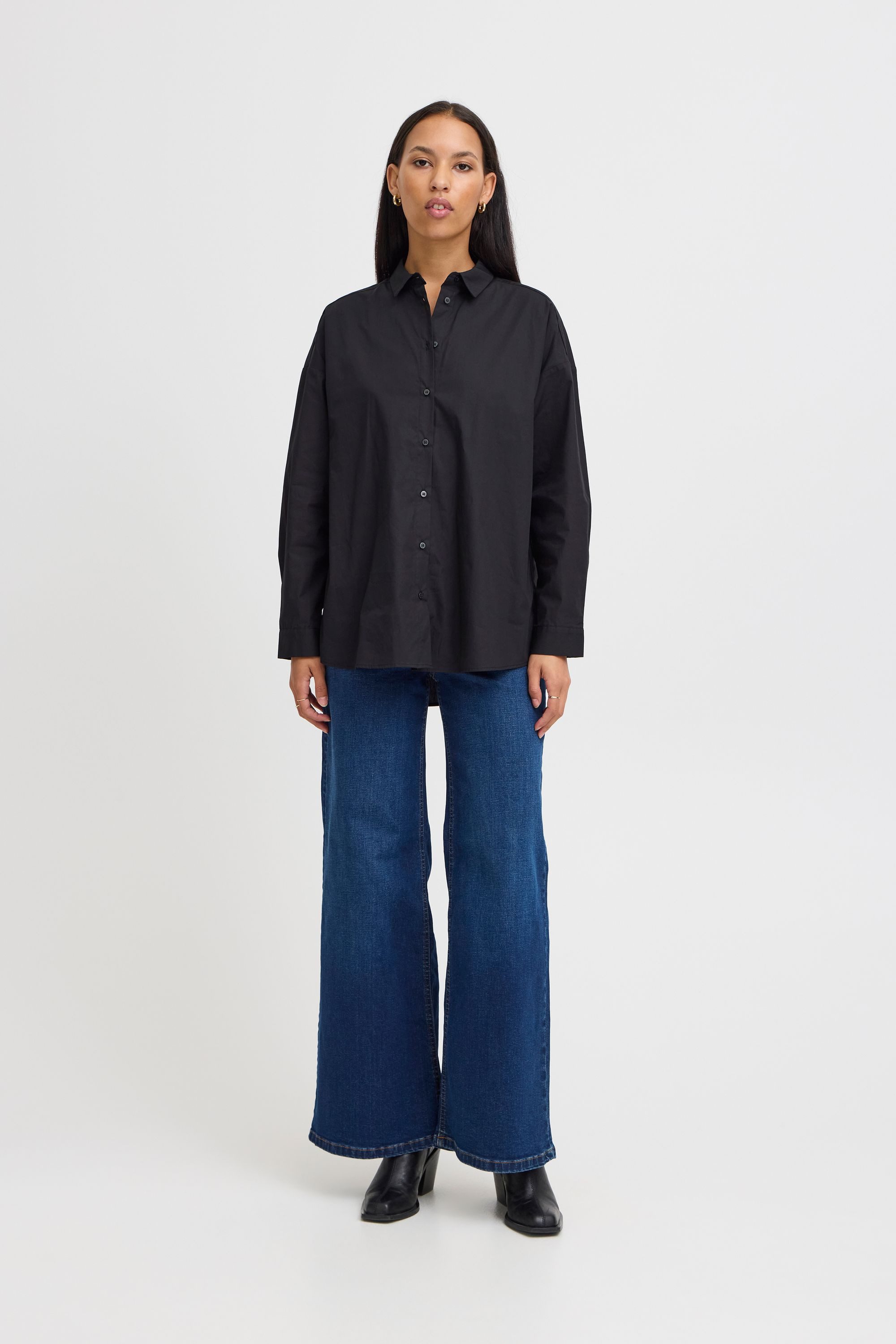 Ichi Longbluse IHSADIA SH stilvolles Hemd günstig online kaufen
