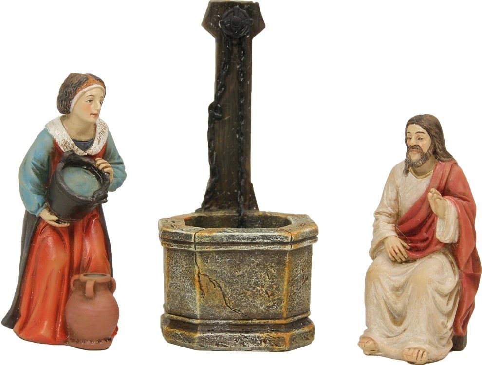 und FADEDA St) cm: am FADEDA die Samariterin Jakobsbrunnen, Krippenfigur 9 in 3x Höhe (3 Jesus