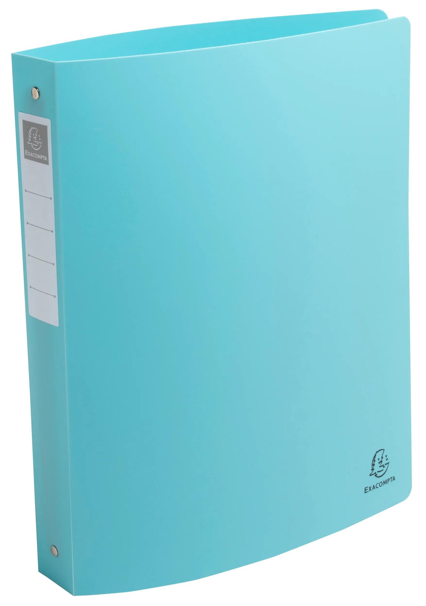 EXACOMPTA Aktenordner 12x Ringbuch A4+, 4 Ringe, RC-PP, Skandi - sortiert - 51470E
