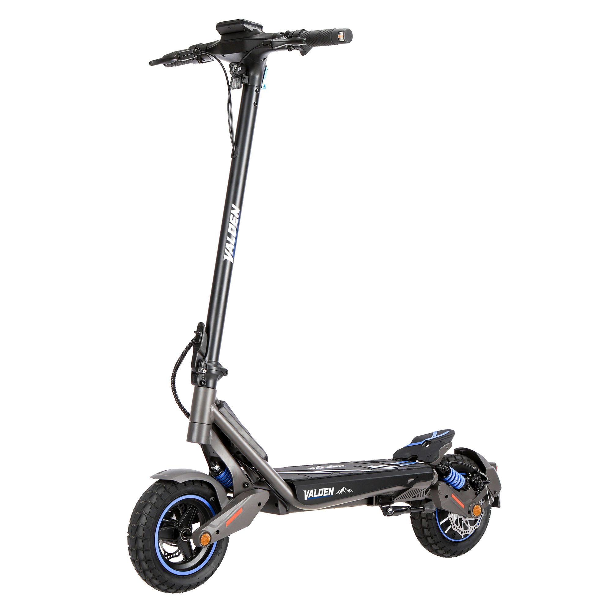 Valden E-Scooter GT mit Straßenzulassung 500 W 45 km Blinker pannensicher NFC Lock, 500 W, 20 km/h, 1000W Spitzenleistung, Vollfederung, 140 kg Tragkraft