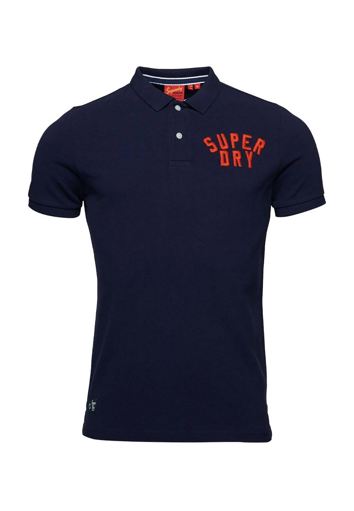 Superdry Polo Herren Navy SUPERSTATE Superdry Poloshirt VINTAGE Eclipse POLO