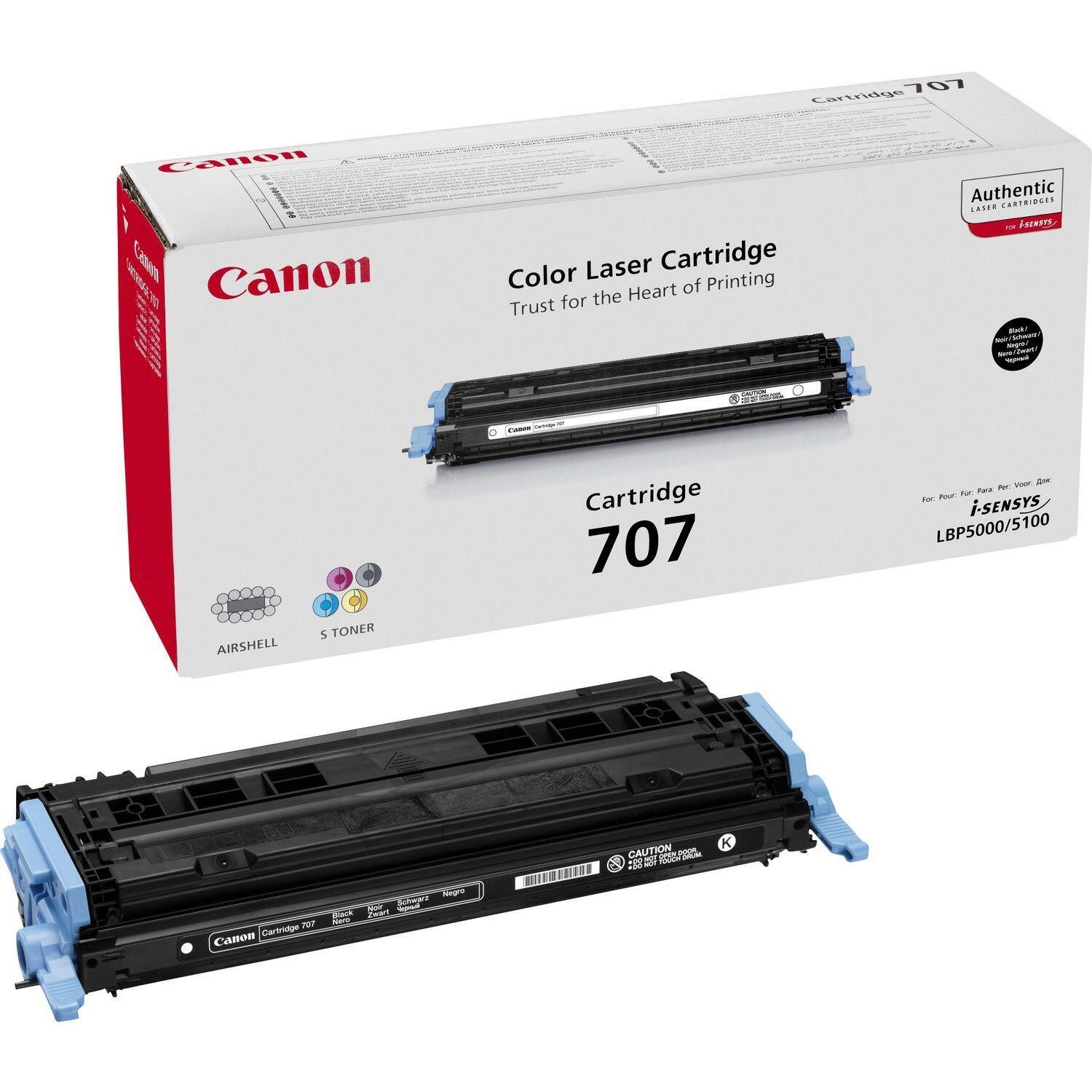 Tonerkartusche Canon Toner 707BK schwarz