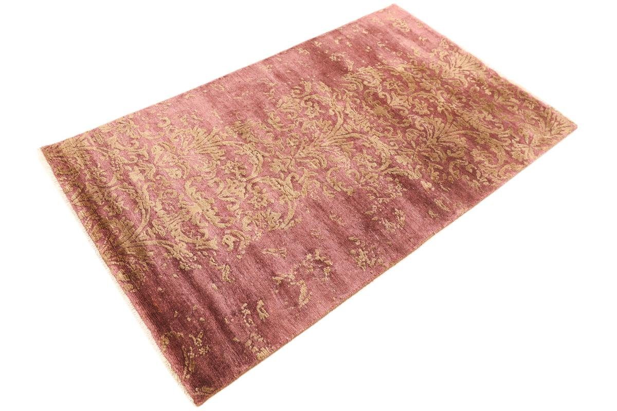 Orientteppich Sindhi 90x150 Handgeknüpfter Moderner mm Trading, 12 Orientteppich rechteckig, Nain Höhe: Designteppich, 