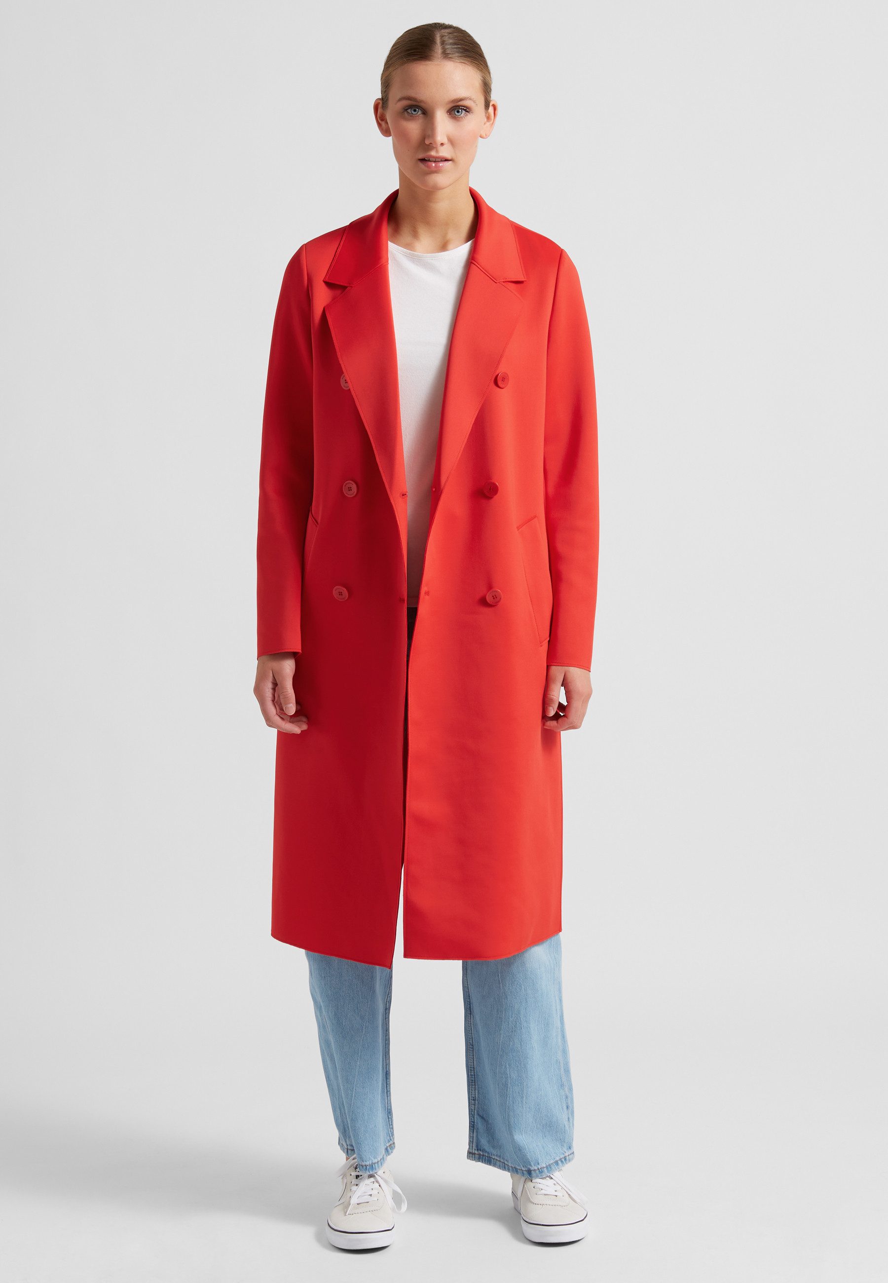 Milestone Langmantel MSAbby Damen elegant, klassisch Knöpfe günstig online kaufen