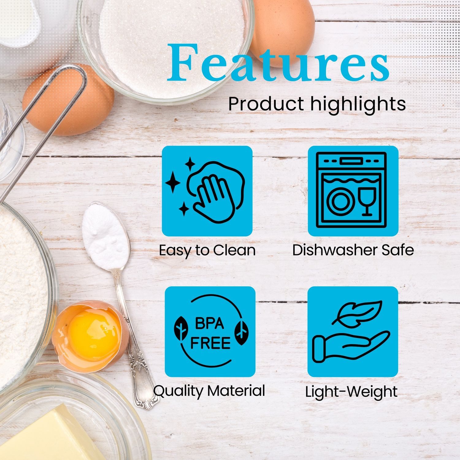 Intirilife Silikonform, (4-tlg), Kuchenbackformen 4er Set Silikon Kuchenbackform Springform Backform