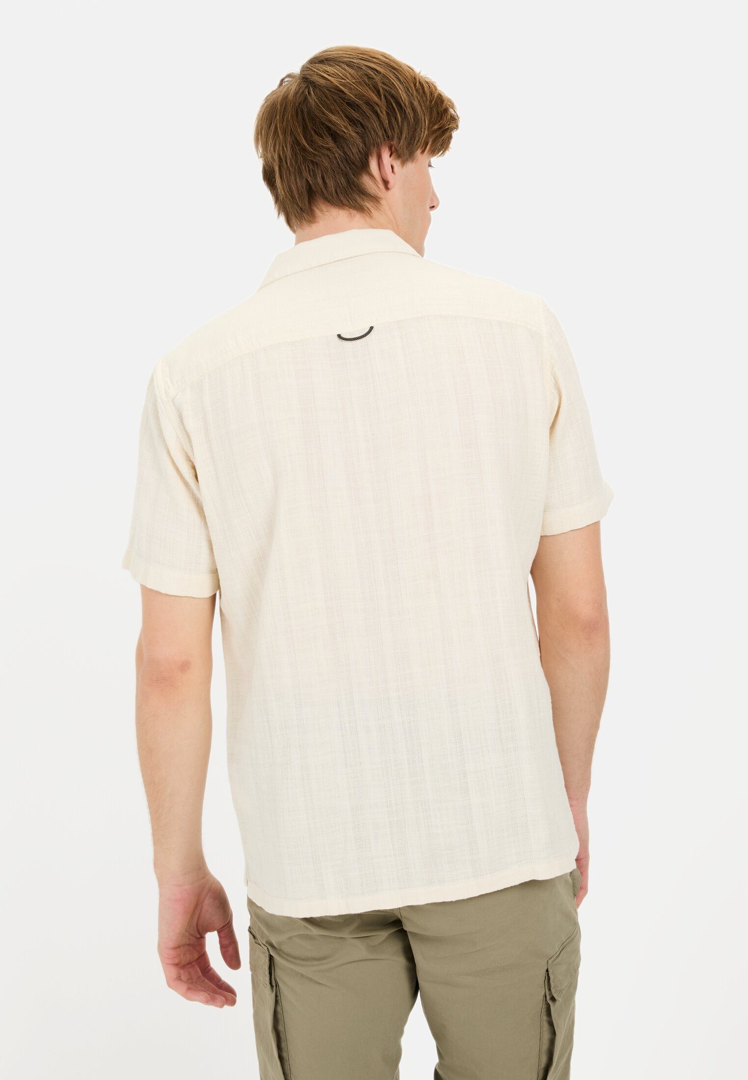 camel active Kurzarmhemd mit Brusttasche Kurzarm Resortkragen Resortkragen günstig online kaufen