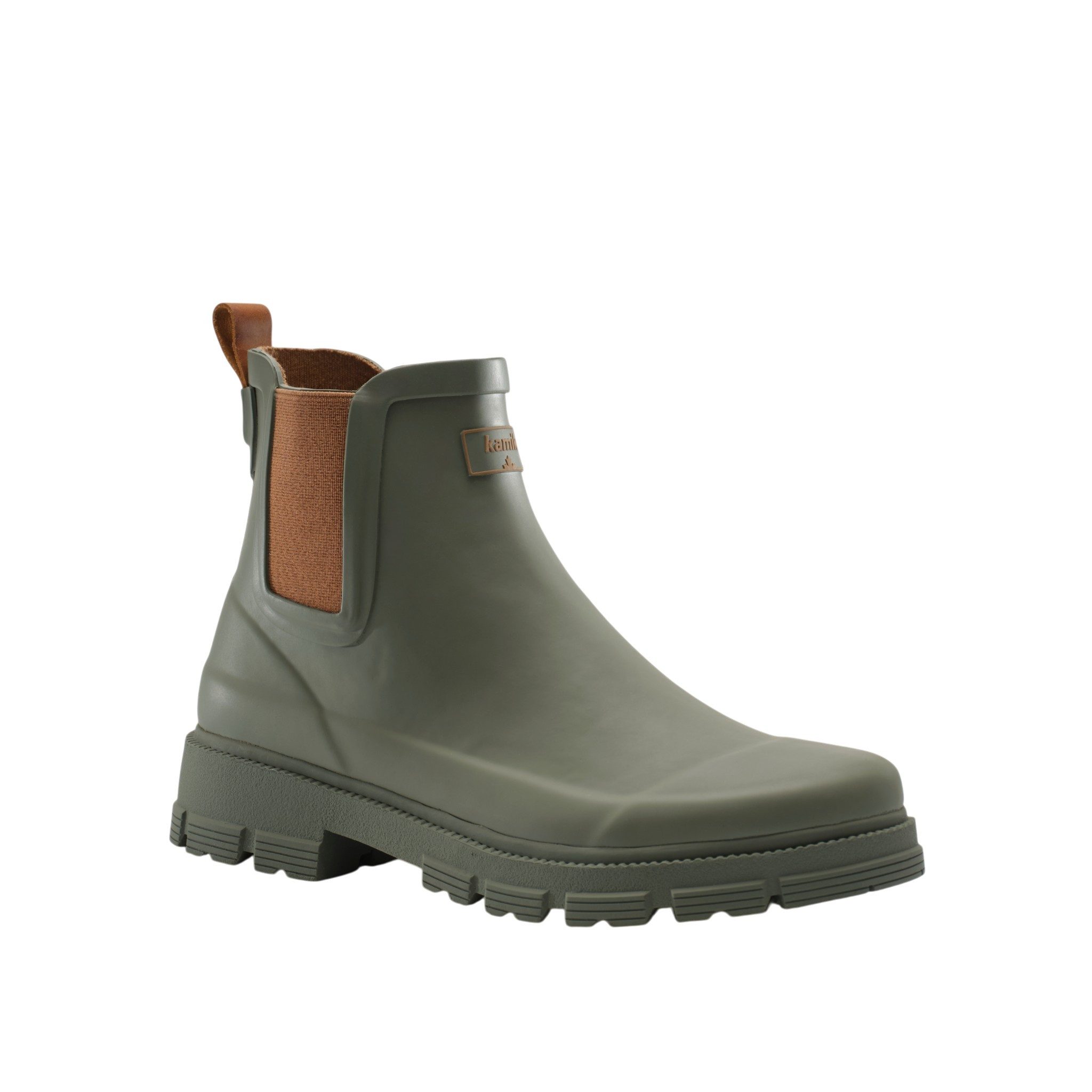 Gummistiefelette Hailee (Chelsea-Boot-Look, wasserdicht) khakigrün Wanderschuh
