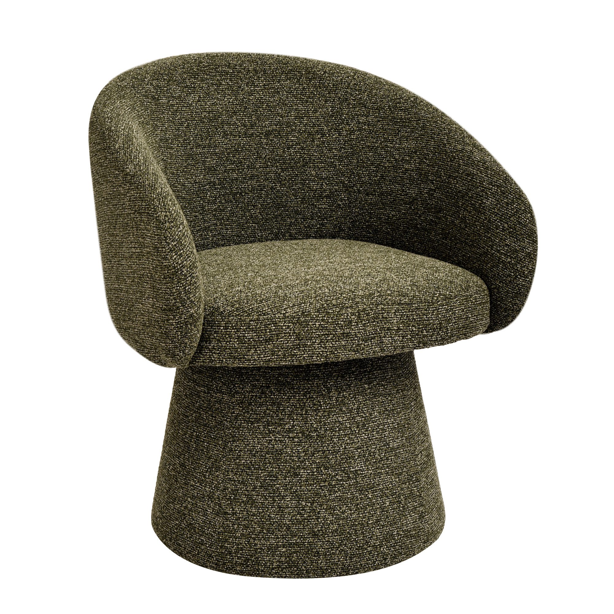 Duhome Esszimmerstuhl (7176A1), 360 Grad Drehbar Kegeldesign Polsterstuhl