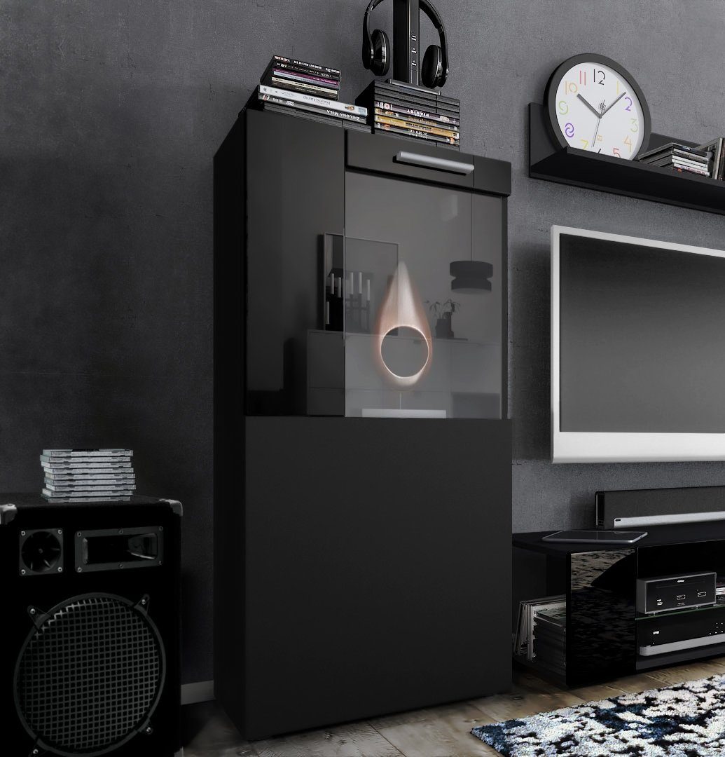 Vladon Standvitrine Movie (Standvitrine/Hängevitrine, mit 1 großen Tür, dah günstig online kaufen