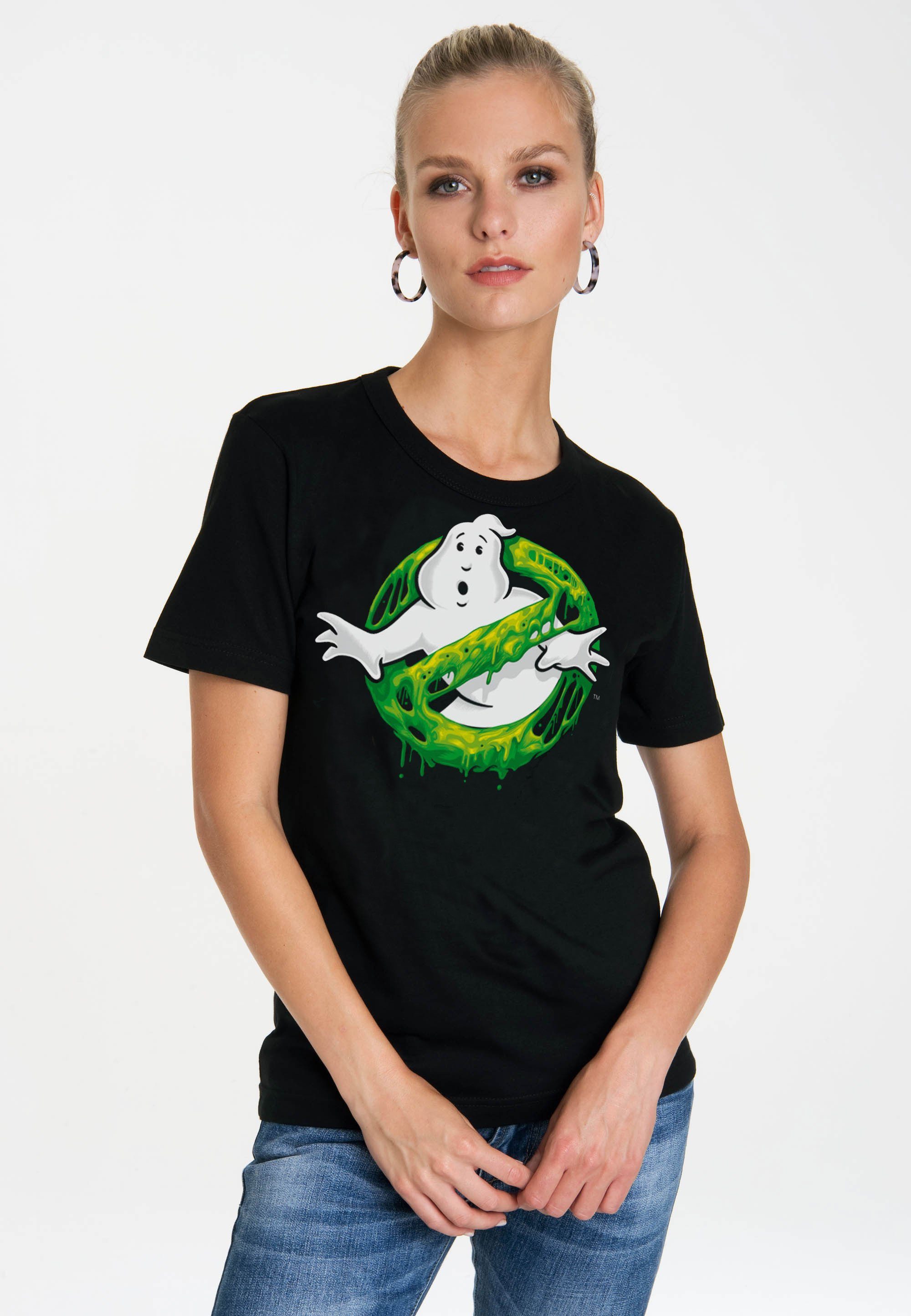 LOGOSHIRT T-Shirt Ghostbusters Slime Logo mit coolem Print günstig online kaufen