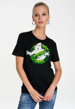 LOGOSHIRT T-Shirt Ghostbusters Slime Logo mit coolem Print