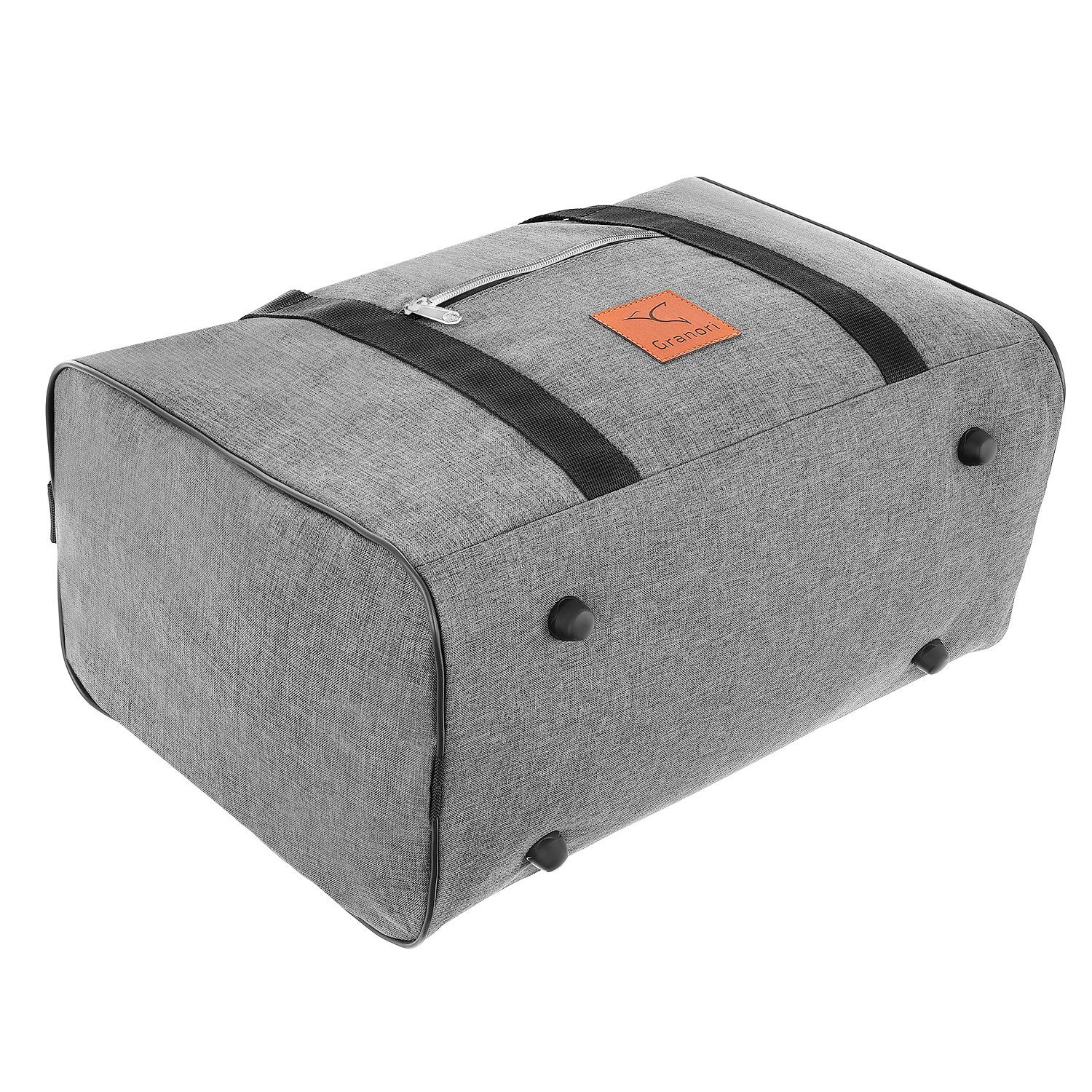 Granori Reisetasche 40x30x20 (Modell extra cm z. WT2), B. mit Handgepäck Grau Wizz Flüge für Fach abschließbarem und Air verstellbarem mit leicht, Schultergurt