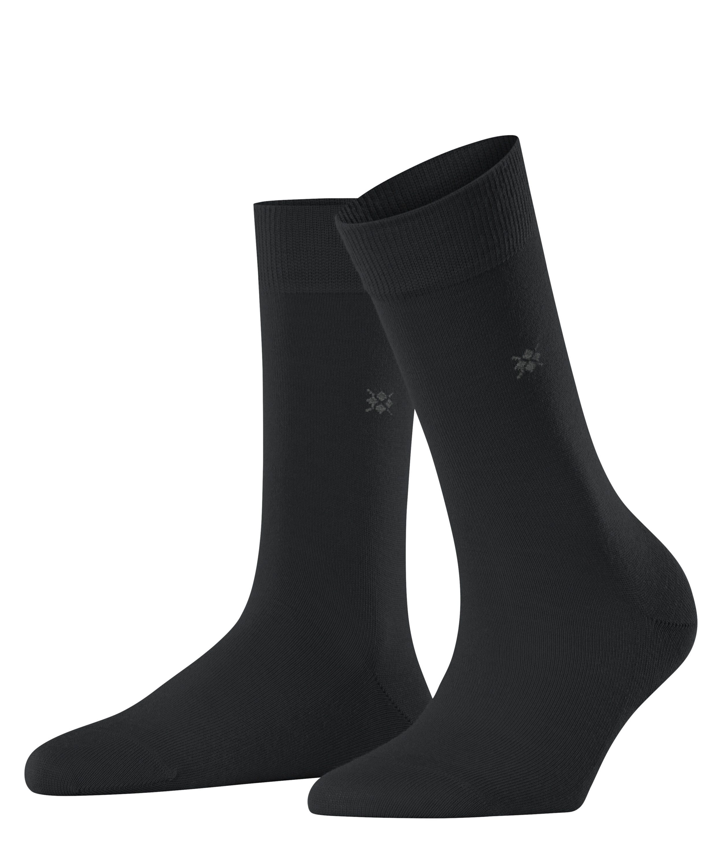 Burlington Socken Bloomsbury (1-Paar) mit Merinowolle & Baumwolle