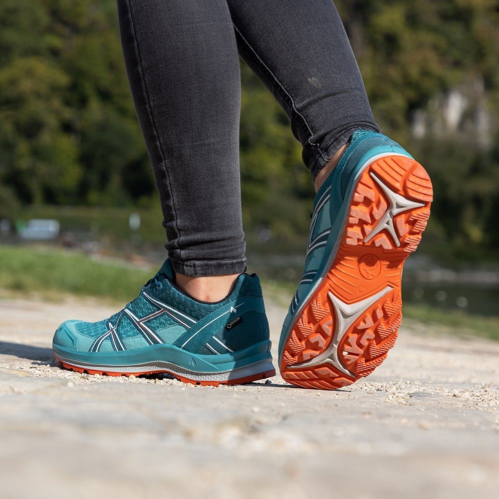 haix Black Eagle Adventure 2.2 GTX Ws low teal-silver - 4 (37) Wanderschuh wasserdicht