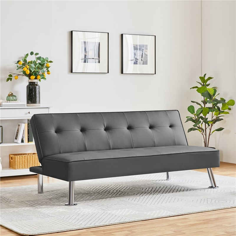 Yaheetech Schlafsofa, Couch Bettsofa Klappsofa Gästebett