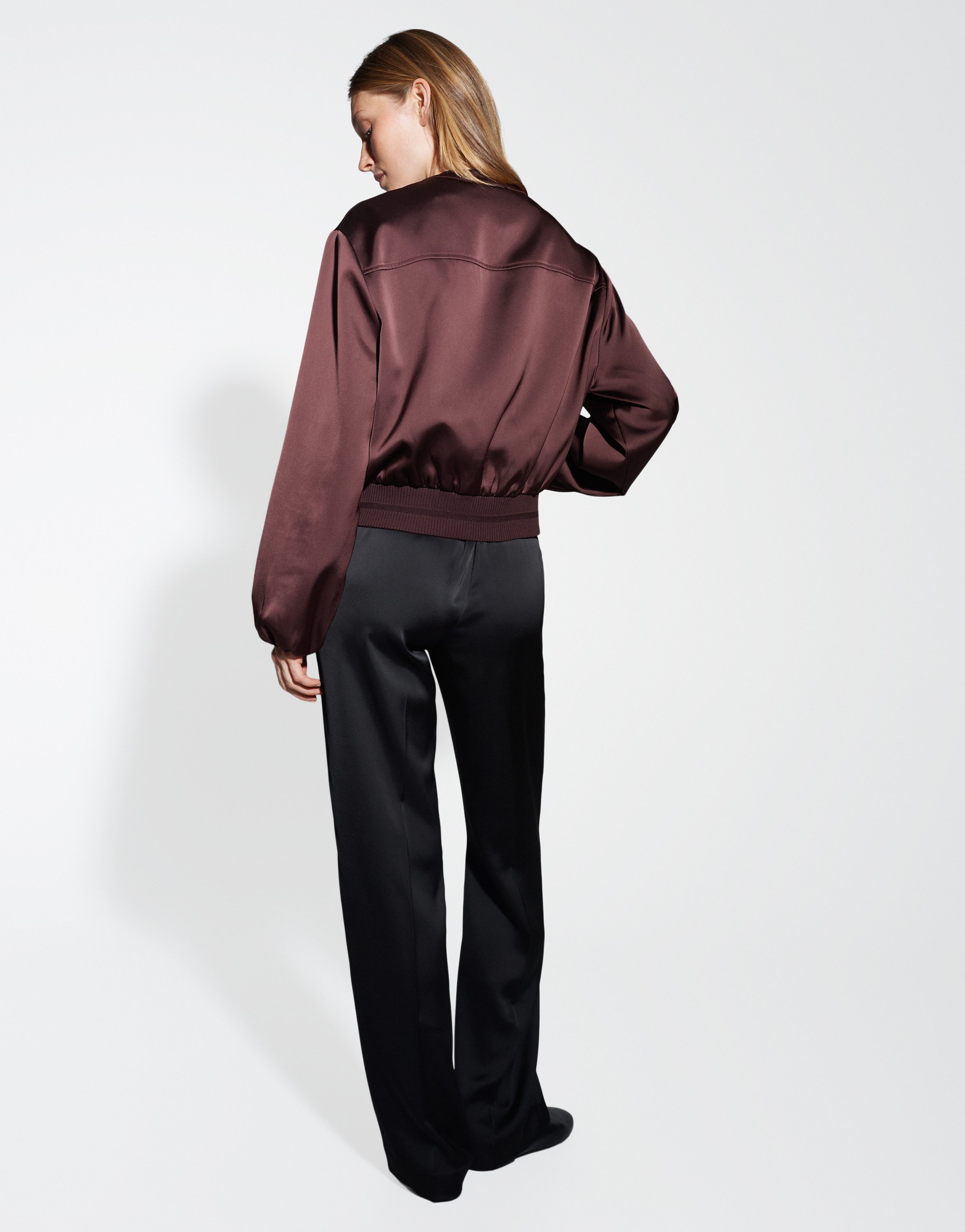 OPUS Jackenblazer JUPITA Regular aus Satin
