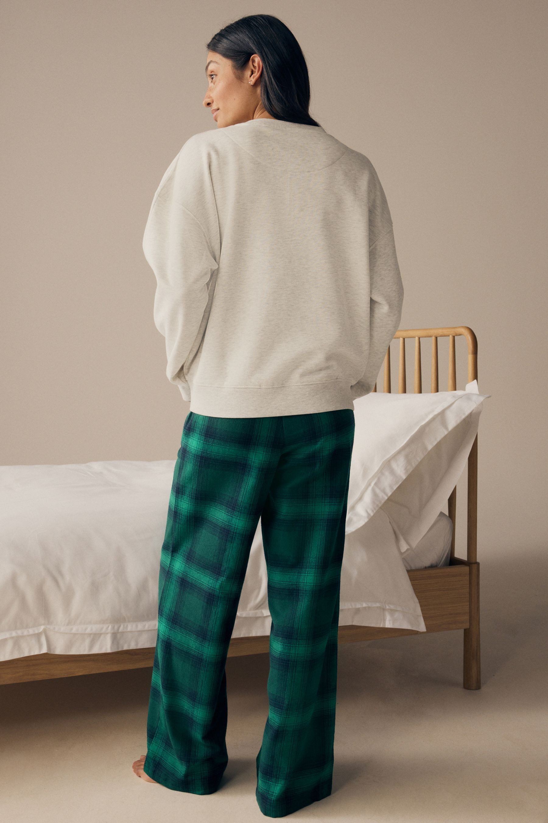 Next Pyjama Familienschlafanzug aus Flanell mit günstig online kaufen