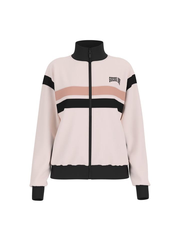 Guess Sweatjacke - SUZANNE FULL ZIP - modische Zipjacke