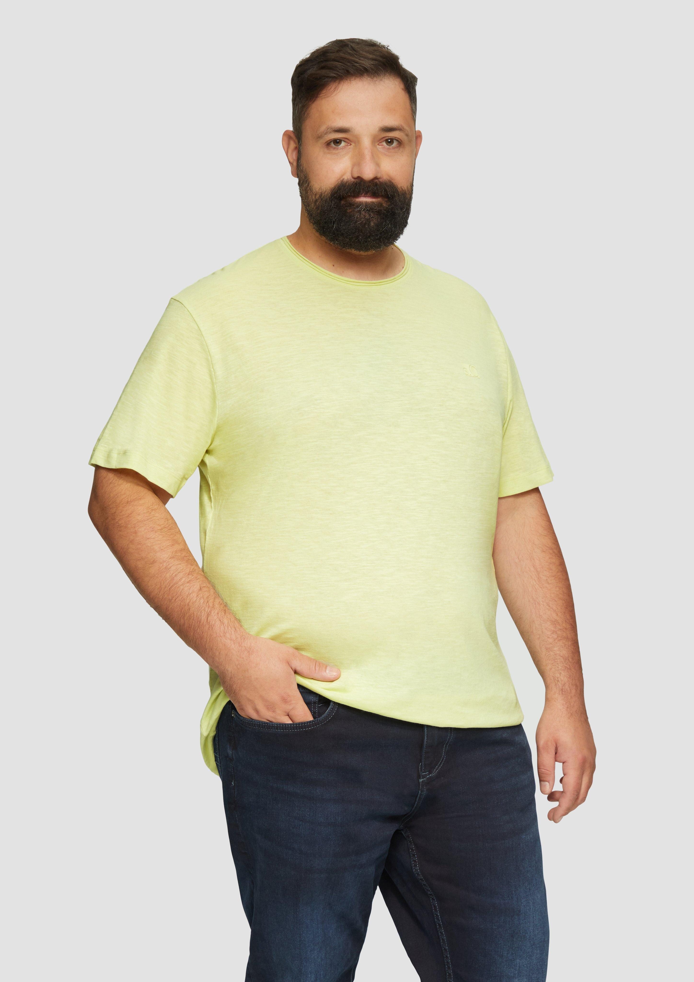 s.Oliver Kurzarmshirt T-Shirt aus Baumwoll-Jersey mit günstig online kaufen