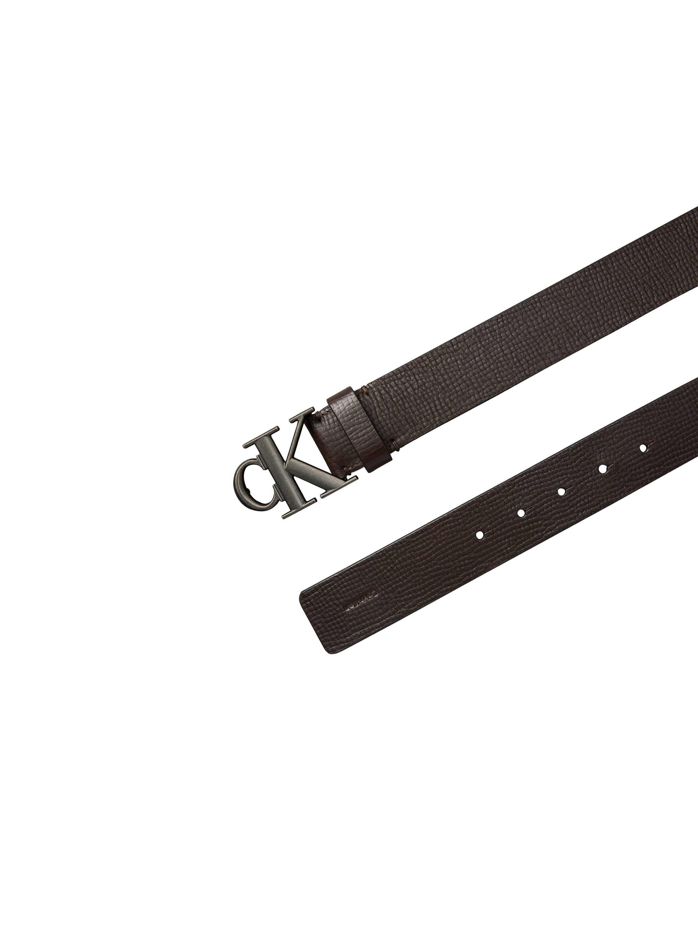Calvin Klein Jeans Ledergürtel CK BUCKLE 40MM FIXED Größenverstellbar mit Metallschließe – Bild 4 von 5