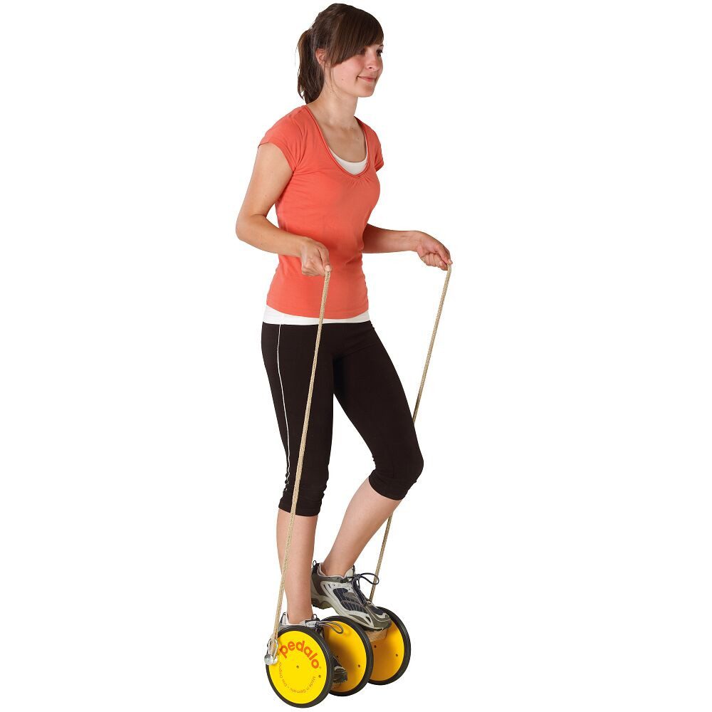 pedalo® Gleichgewichtstrainer Koordinationstrainer Starter-Set, Komplett mit Pedalo und Halteseilen