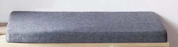 INOSIGN Bankauflage Avena, (1 St), graues Sitzkissen, 49 x 32 cm, eckig,Bezug: 100 % Polypropylen