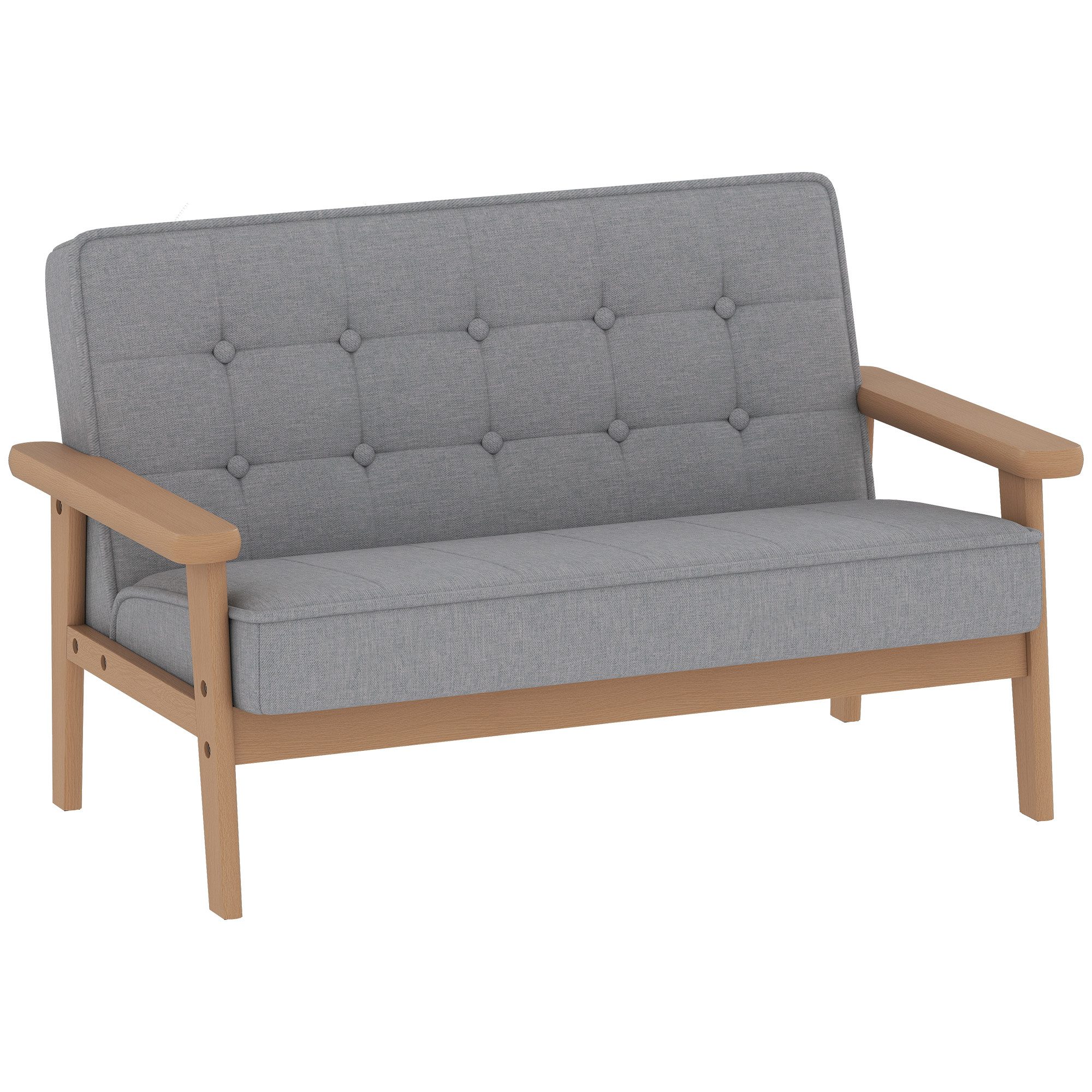 AIYAPLAY Kindersessel Sessel aus Schaumstoff Kinderstuhl für Kinder 3-15 Jahre (Kindersofa, 1-St., gepolsterter Kinderstuhl), für Kinderzimmer, Spielzimmer, Grau
