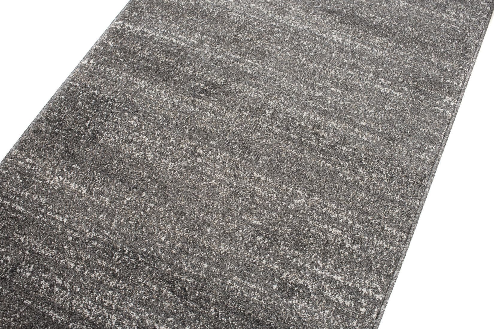 Mazovia Läufer Modern Einfarbig Schwarz Anthrazit Flur, Schlafzimmer, Diele, Fußbodenheizung – Bild 3 von 5