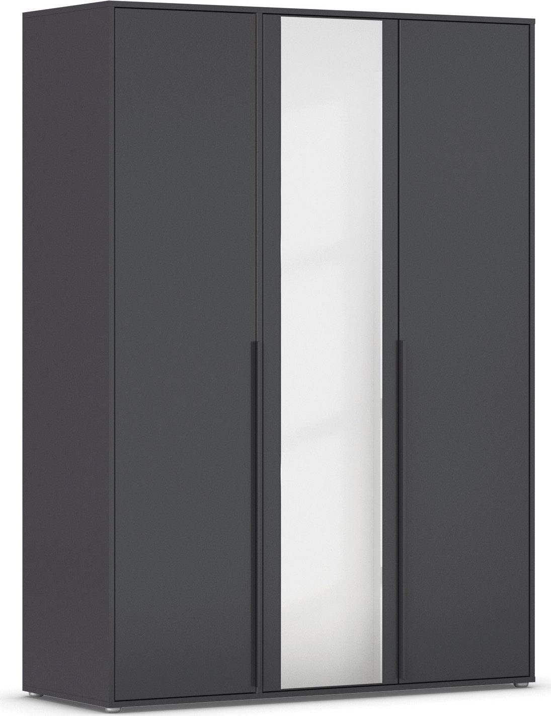 rauch Drehtürenschrank Kleiderschrank Schrank Garderobe Wäscheschrank NAGATA mit Spiegel (in 3 verschiedenen Ausstattungen BASIC/CLASSIC/PREMIUM) und modernen S – Bild 2 von 5