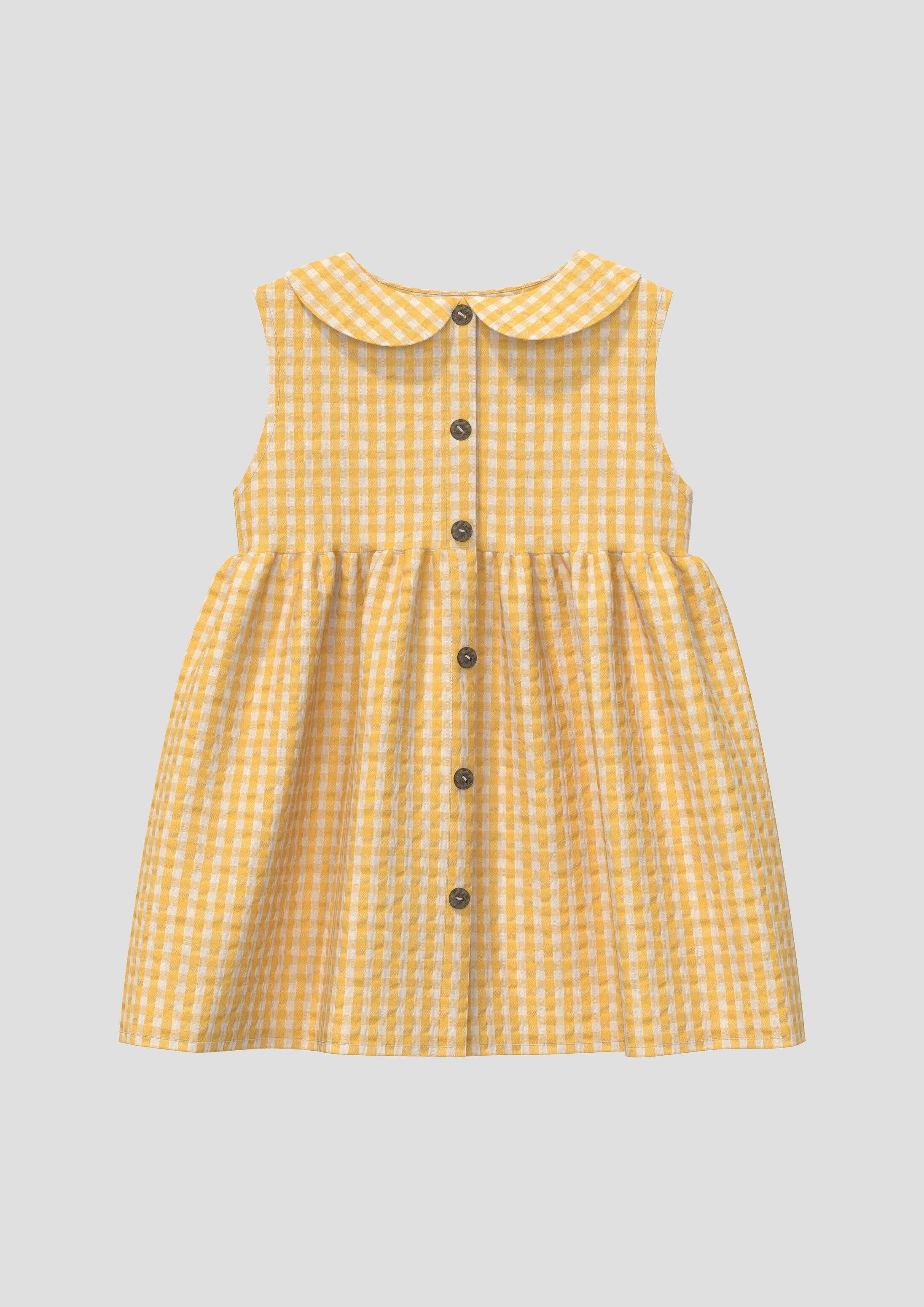 s.Oliver Minikleid Kleid Strukturiertes Baumwollkleid mit integriertem Body und Knopfleiste