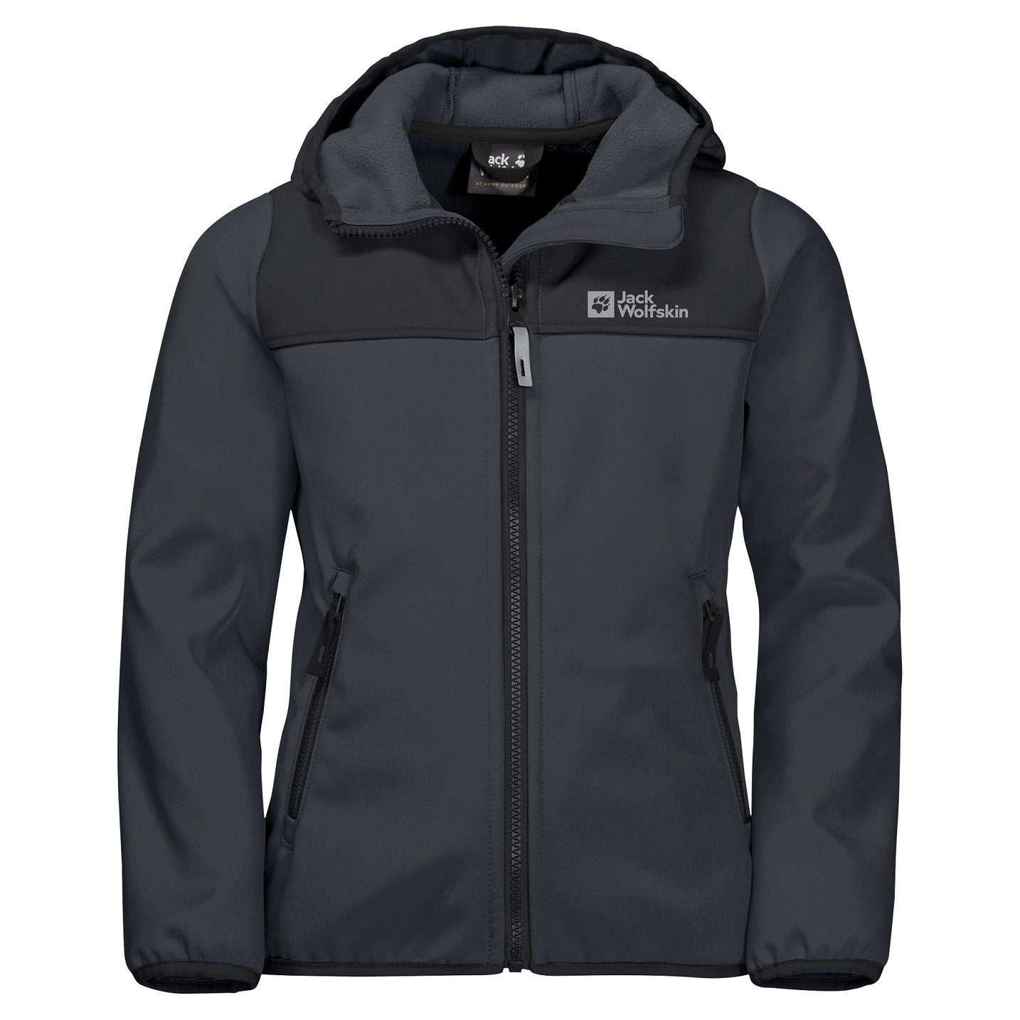 Softshelljacke Fourwinds (wind-& wasserabweisend) phantomgrau Kinder