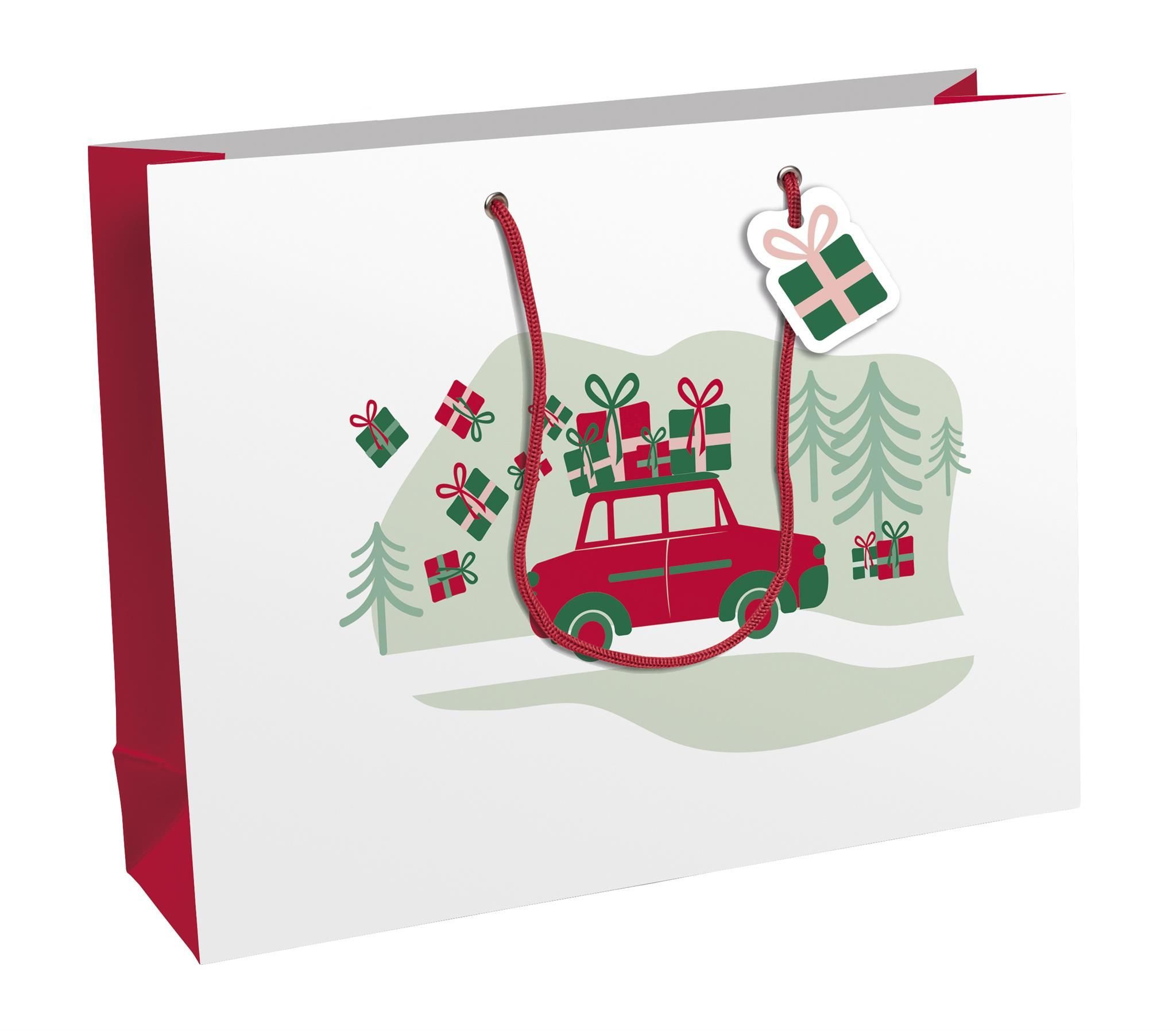 CLAIREFONTAINE Einkaufsbeutel Clairefontaine Eurowrap Clairefontaine X-30876-6C – Ho Ho Ho