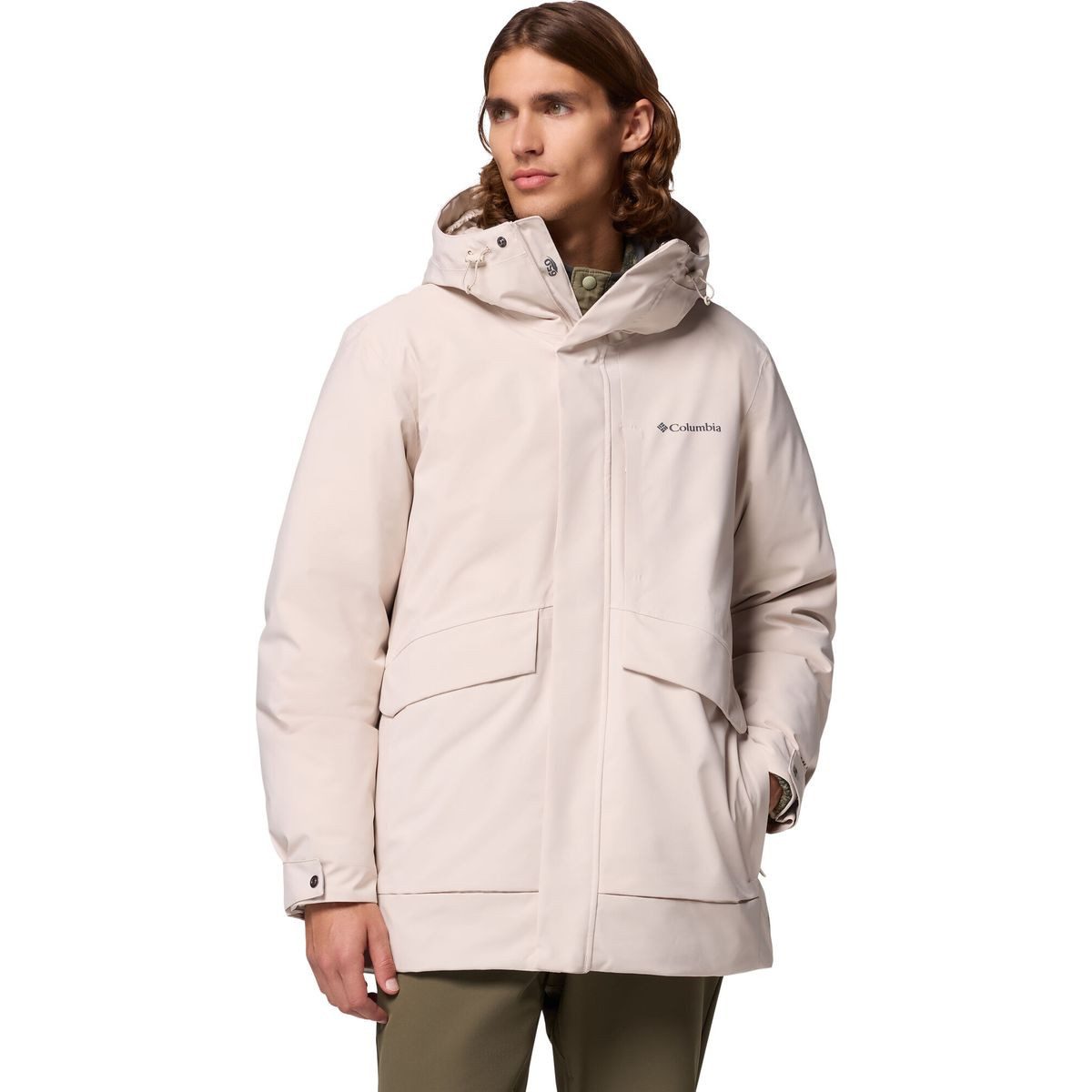 Columbia 3-in-1-Funktionsparka Men's Street Heights Waterproof Hooded Down Parka Wasserdichter, atmungsaktiver Parka mit Daunenfüllung für urbanen