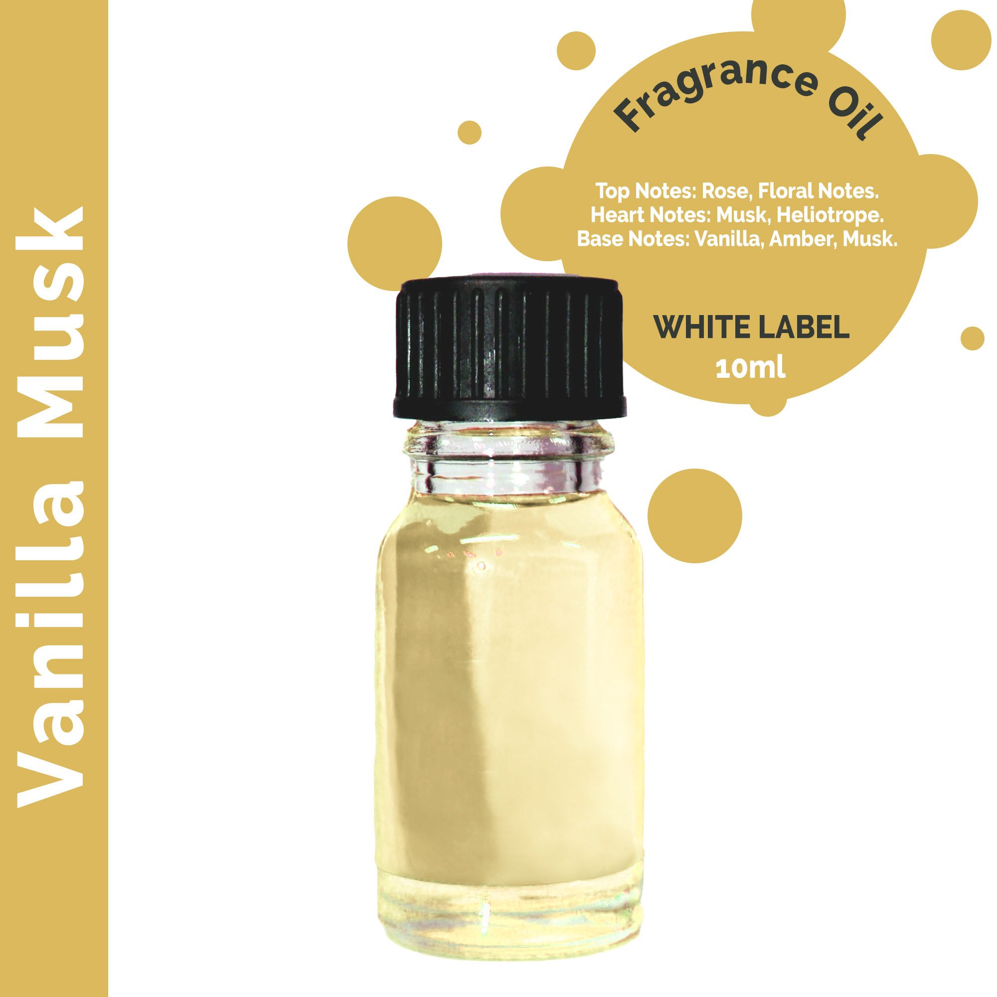 Raumduft 10 ml Vanille & Moschus - Duftöl (ohne Etikett)
