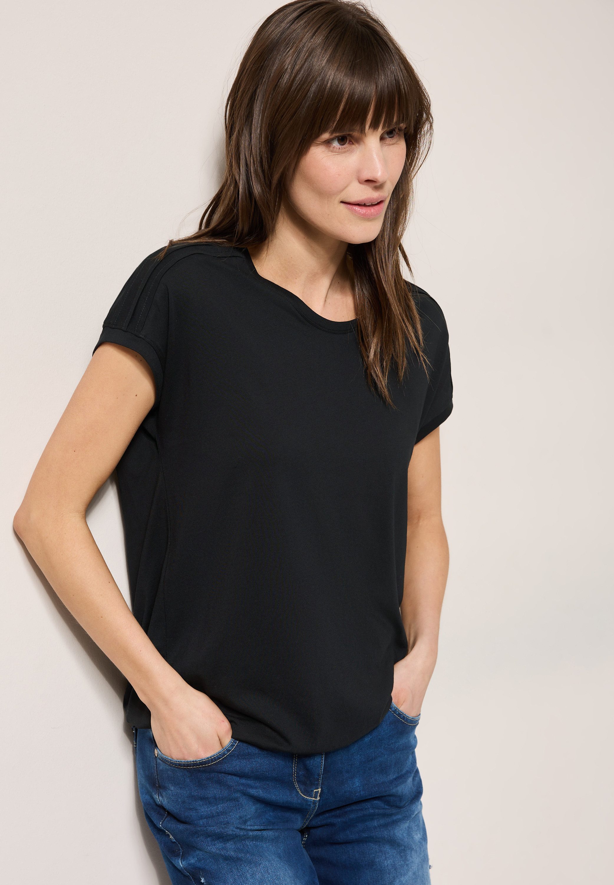 CECIL T-Shirt mit elastischem Bund günstig online kaufen