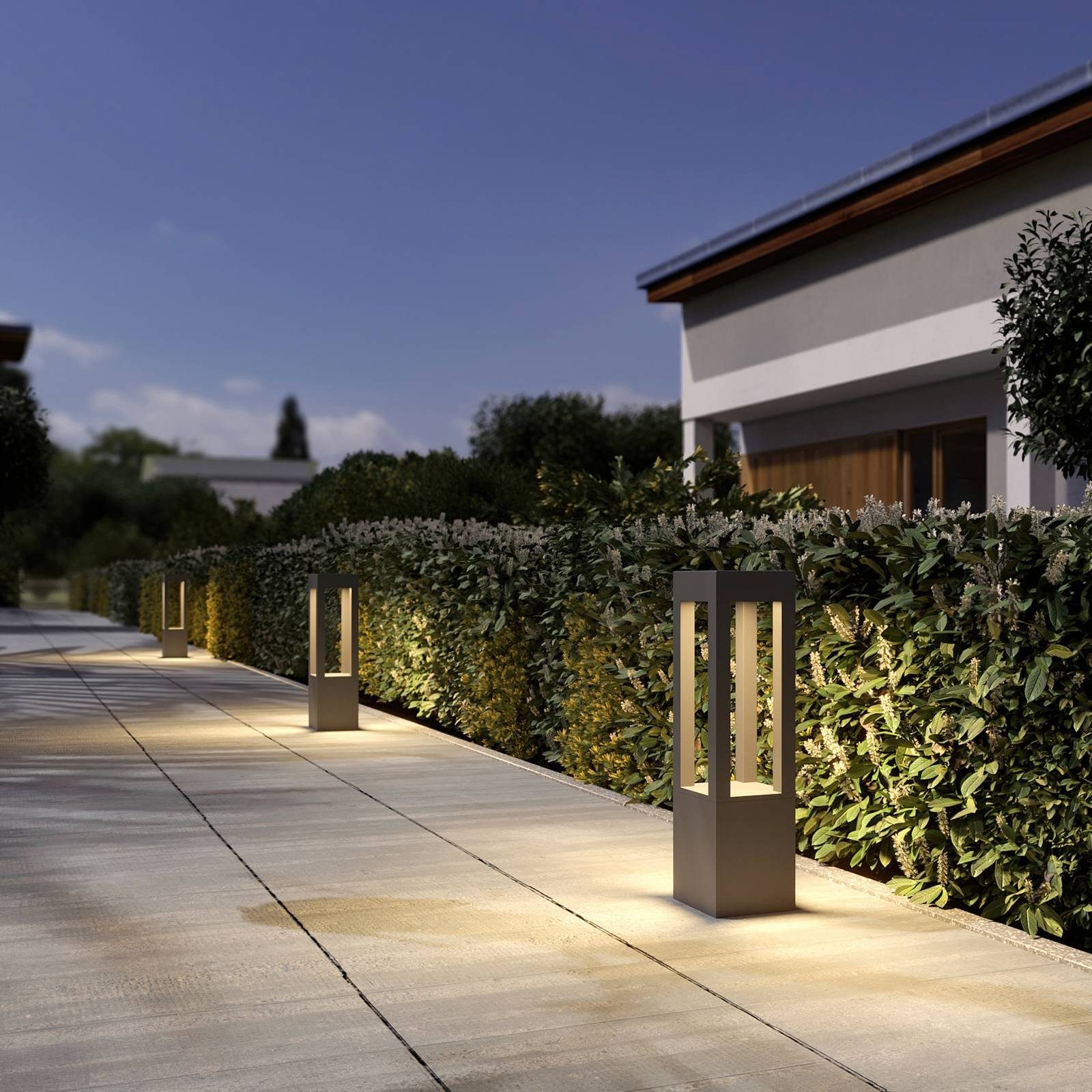 Arcchio Außen-Stehlampe Lienna, 1 x 20 W LED, warmweiß