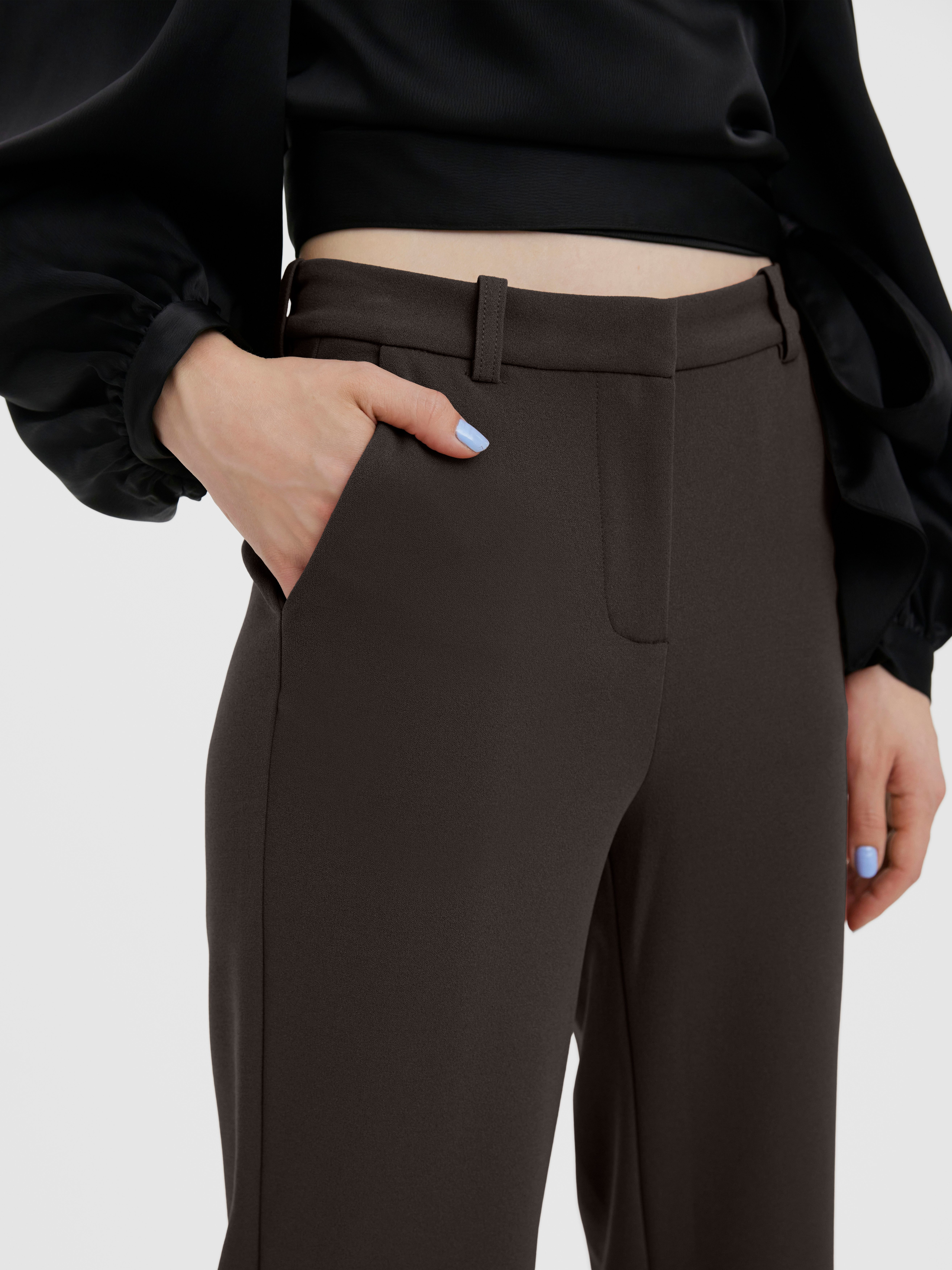 Vero Moda Anzughose VMZAMIRA MW SLIM STRAIGHT PANT NOOS mit Gürtelschlaufen günstig online kaufen