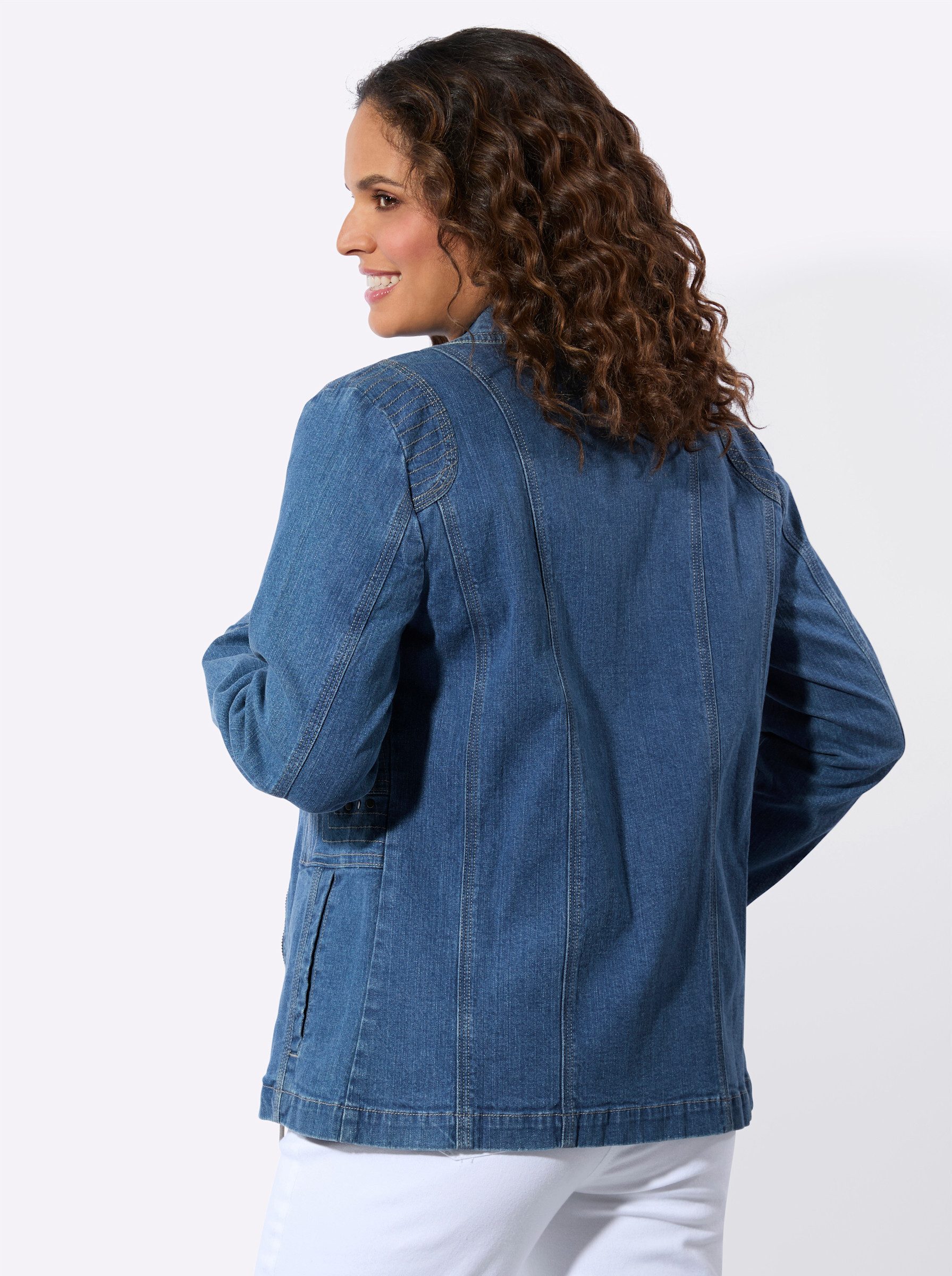 Witt Blusenblazer Jeans-Jacke Langarm günstig online kaufen
