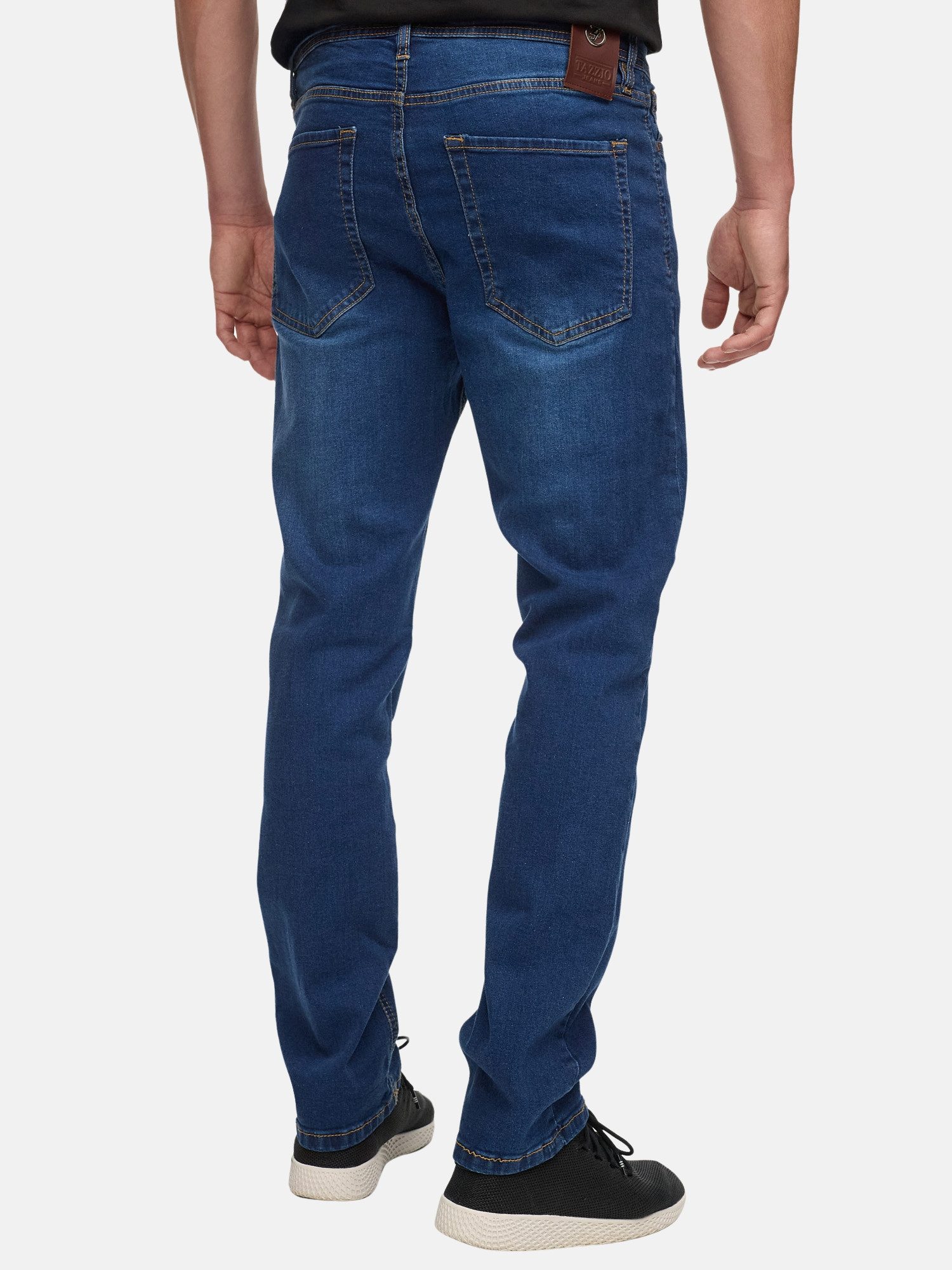 Tazzio Straight-Jeans Denim A105 Stretch mit Elasthan - Regular Fit mit geradem Bein – Bild 3 von 5
