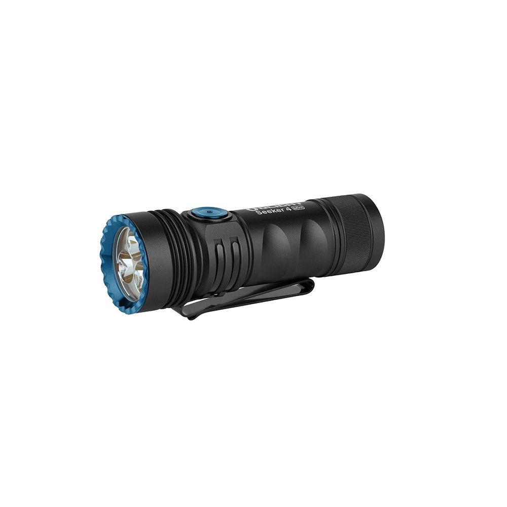 OLIGHT LED Taschenlampe Olight Seeker 4 Mini Taschenlampe mit dualer Lichtquelle Schwarz