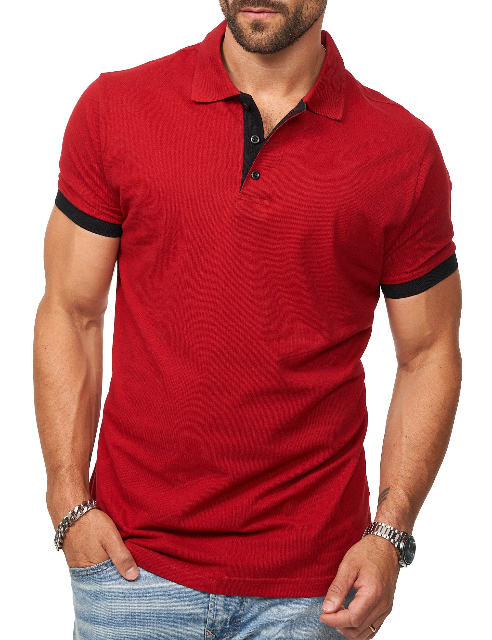 Poloshirt in Kurzarm als Freizeit Polo T-Shirt - Polo-Hemd für Herren