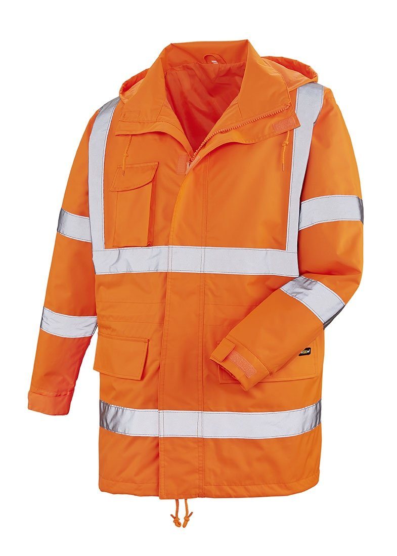 Regenjacke Warnschutz-Regenjacke BARRIE leuchtorange Gr. 5XL