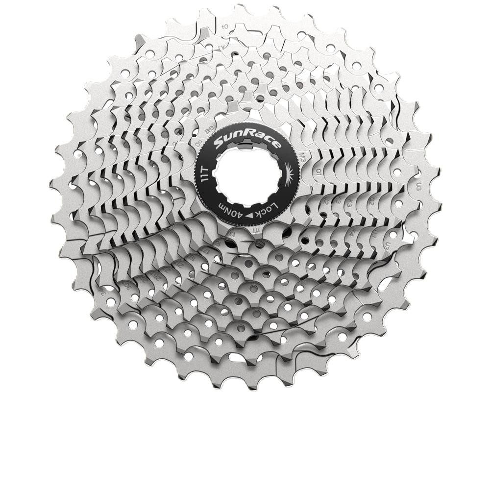 Zahnkranz SunRace CSRX11 11-fach Kassette 11-34 Zähne Schwarz - Aluminium