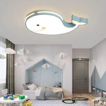 Novzep Deckenleuchten LED Kinder Deckenlampe,Dimmbar Mit Fernbedienung Kronleuchter,50cm
