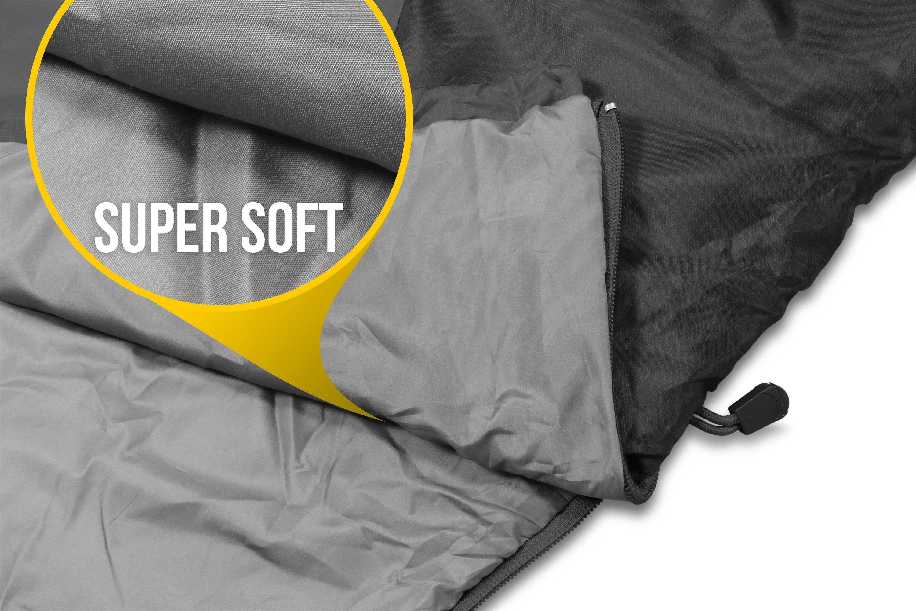 normani Deckenschlafsack Ultralight-Schlafsack (RV rechts) Runty, Ultraleicher, kompakter Einzelschlafsack mit 3D Microtech - 570 g – Bild 5 von 5