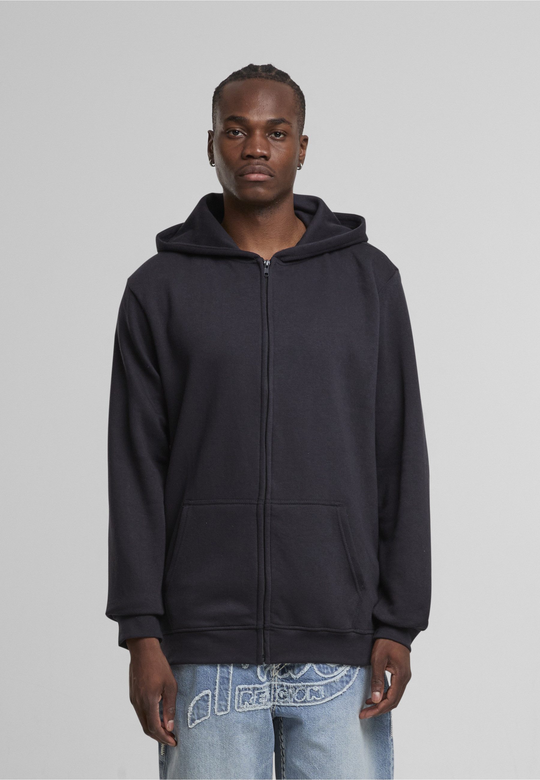 URBAN CLASSICS Sweatjacke Urban Classics Basic Essential Zip Hoody