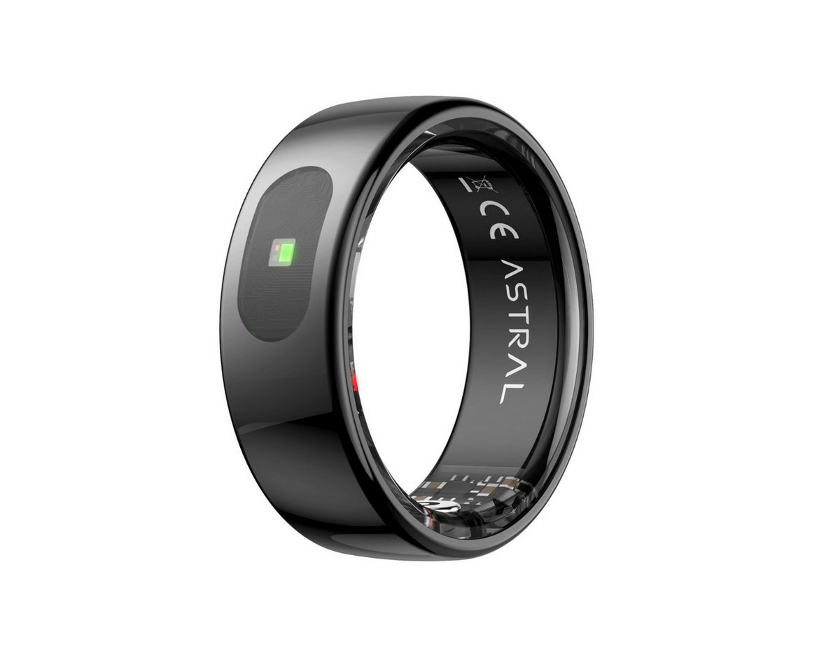 Forever Smart Ring ASTRAL SR-100 (Einzelartikel, Smart Ring mit Ladeetui), 5 ATM, bis 7 Tage Akku, Schlaf-, Puls-, HRV- und Gestentracking
